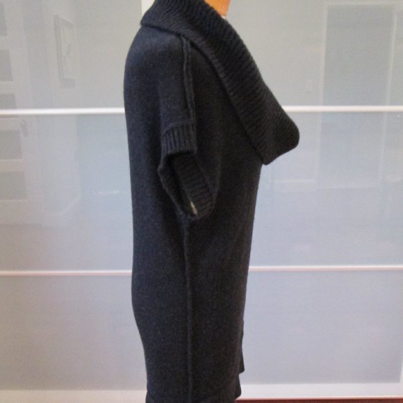 Vince Cowl Neck Cap Sleeve Alpaca / Wool / Cashmere Sweater Tunic - Picture 2 of 6